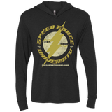 T-Shirts Vintage Black / X-Small Speed Force University Triblend Long Sleeve Hoodie Tee