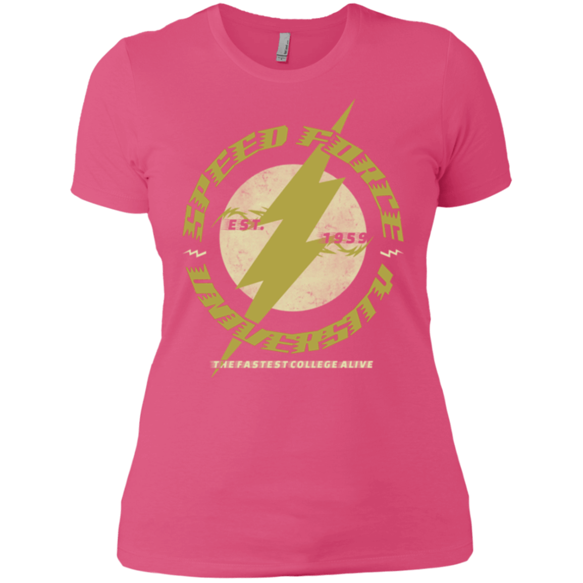 T-Shirts Hot Pink / X-Small Speed Force University Women's Premium T-Shirt