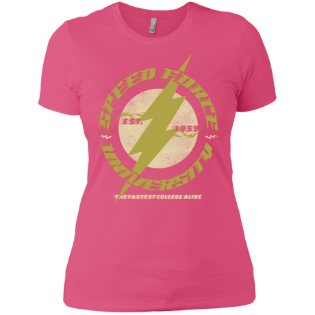T-Shirts Hot Pink / X-Small Speed Force University Women's Premium T-Shirt