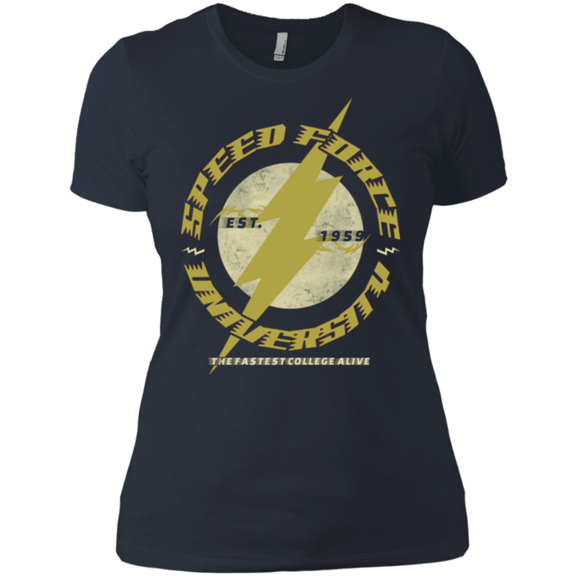 T-Shirts Indigo / X-Small Speed Force University Women's Premium T-Shirt