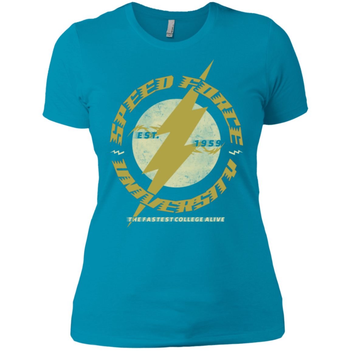 T-Shirts Turquoise / X-Small Speed Force University Women's Premium T-Shirt