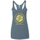 T-Shirts Indigo / X-Small Speed Force University Women's Triblend Racerback Tank