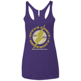 T-Shirts Purple / X-Small Speed Force University Women's Triblend Racerback Tank