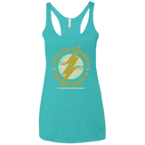 T-Shirts Tahiti Blue / X-Small Speed Force University Women's Triblend Racerback Tank
