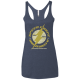 T-Shirts Vintage Navy / X-Small Speed Force University Women's Triblend Racerback Tank
