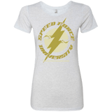 T-Shirts Heather White / Small Speed Force University Women's Triblend T-Shirt