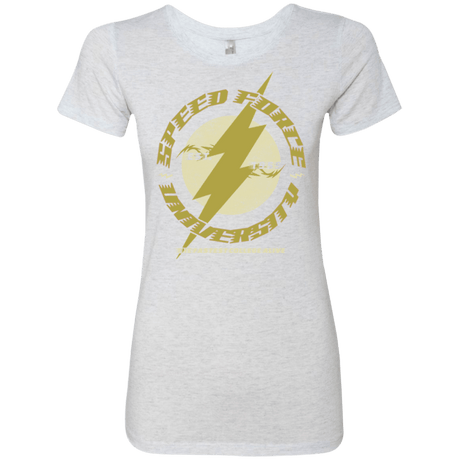 T-Shirts Heather White / Small Speed Force University Women's Triblend T-Shirt