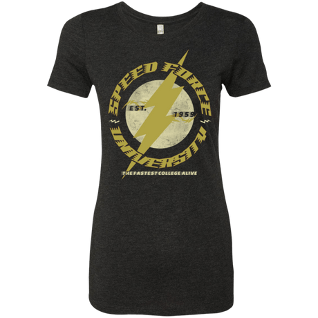 T-Shirts Vintage Black / Small Speed Force University Women's Triblend T-Shirt