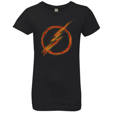 T-Shirts Black / YXS Speed Lightning Girls Premium T-Shirt