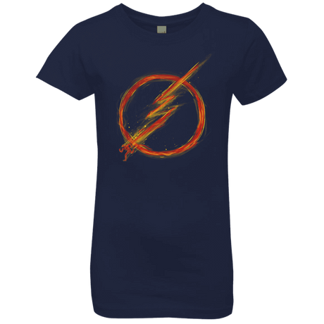 T-Shirts Midnight Navy / YXS Speed Lightning Girls Premium T-Shirt