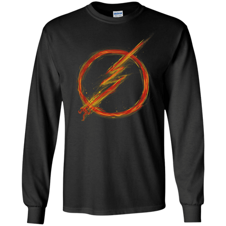 T-Shirts Black / S Speed Lightning Men's Long Sleeve T-Shirt