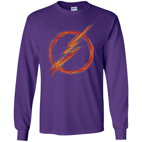 T-Shirts Purple / S Speed Lightning Men's Long Sleeve T-Shirt