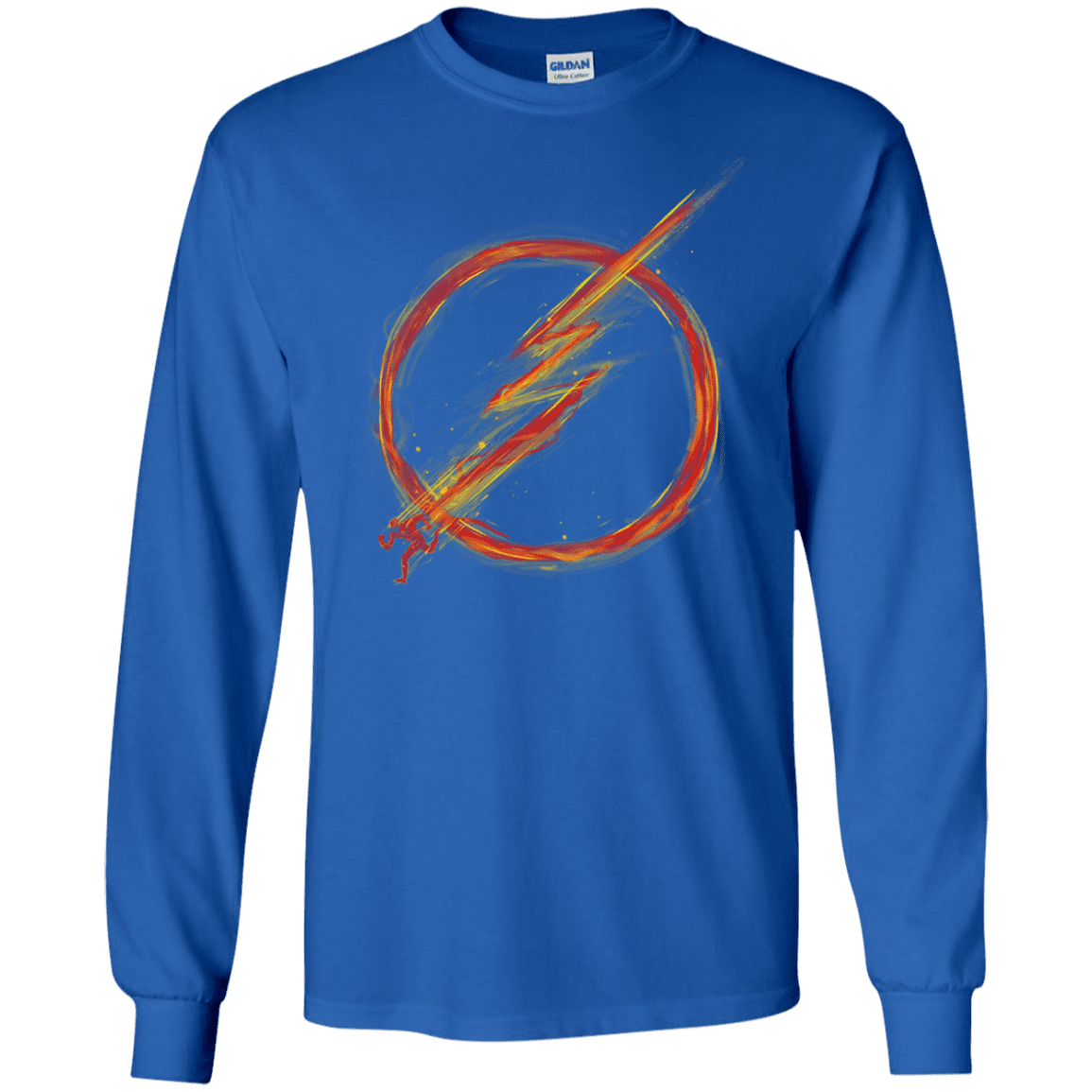 T-Shirts Royal / S Speed Lightning Men's Long Sleeve T-Shirt