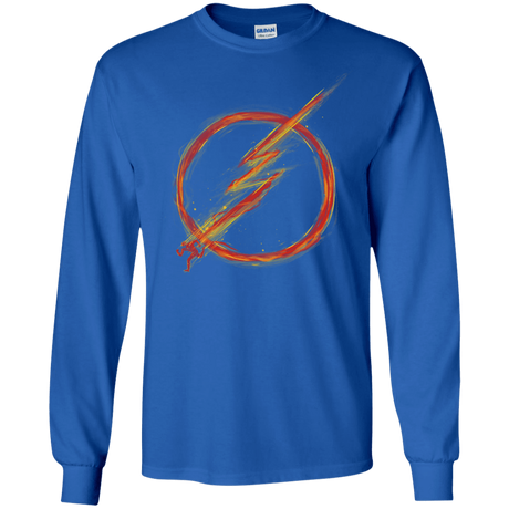 T-Shirts Royal / S Speed Lightning Men's Long Sleeve T-Shirt