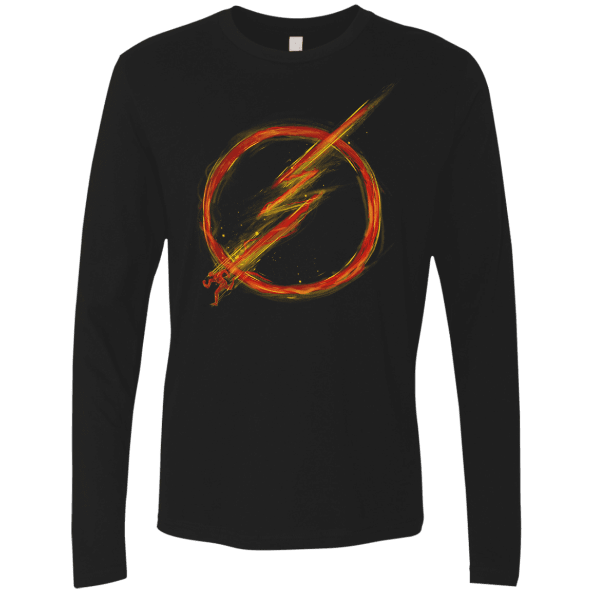 T-Shirts Black / S Speed Lightning Men's Premium Long Sleeve