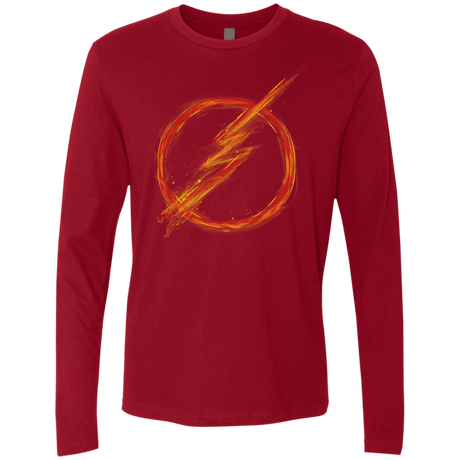 T-Shirts Cardinal / S Speed Lightning Men's Premium Long Sleeve