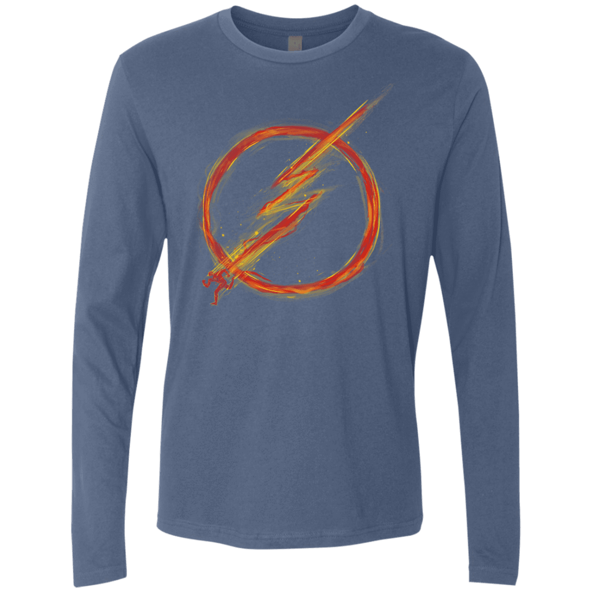 T-Shirts Indigo / S Speed Lightning Men's Premium Long Sleeve