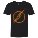 T-Shirts Black / X-Small Speed Lightning Men's Premium V-Neck