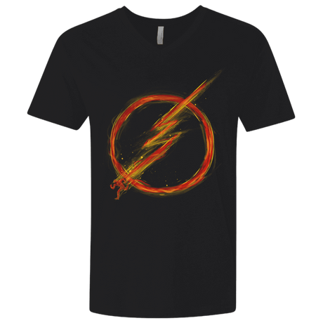 T-Shirts Black / X-Small Speed Lightning Men's Premium V-Neck