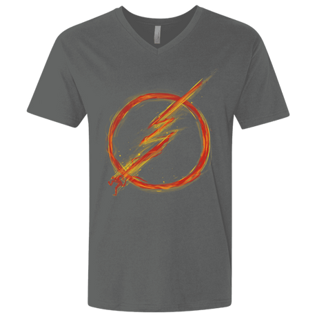 T-Shirts Heavy Metal / X-Small Speed Lightning Men's Premium V-Neck