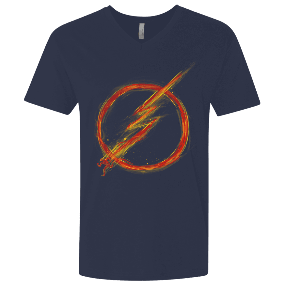 T-Shirts Midnight Navy / X-Small Speed Lightning Men's Premium V-Neck
