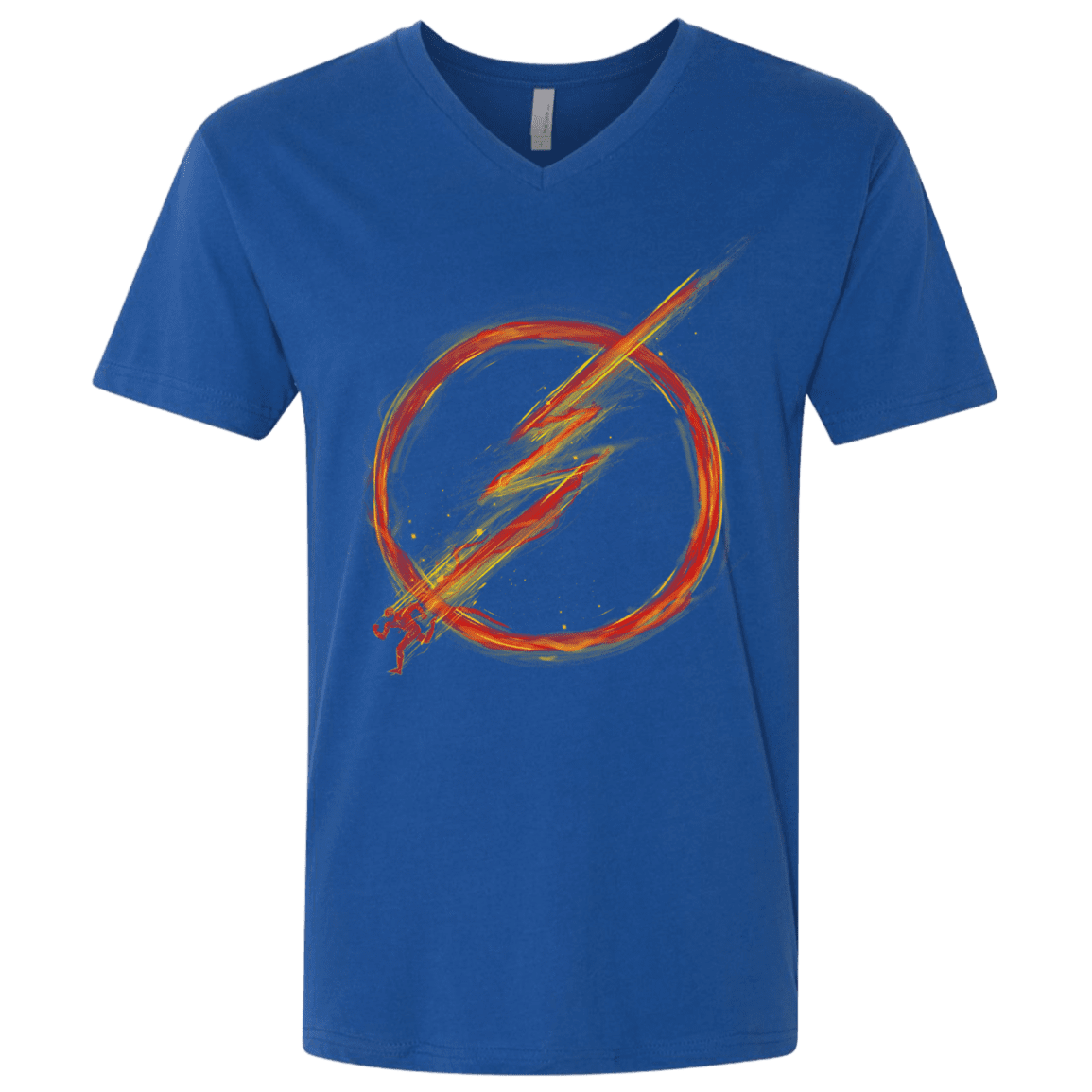 T-Shirts Royal / X-Small Speed Lightning Men's Premium V-Neck