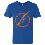 T-Shirts Royal / X-Small Speed Lightning Men's Premium V-Neck