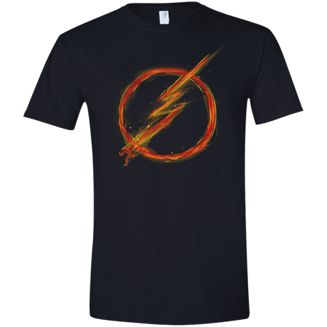 T-Shirts Black / X-Small Speed Lightning Men's Semi-Fitted Softstyle