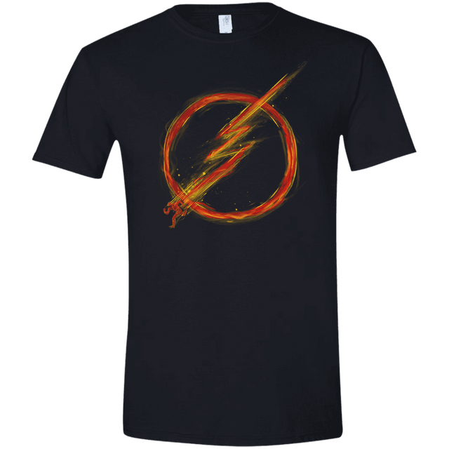 T-Shirts Black / X-Small Speed Lightning Men's Semi-Fitted Softstyle