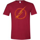 T-Shirts Cardinal Red / S Speed Lightning Men's Semi-Fitted Softstyle