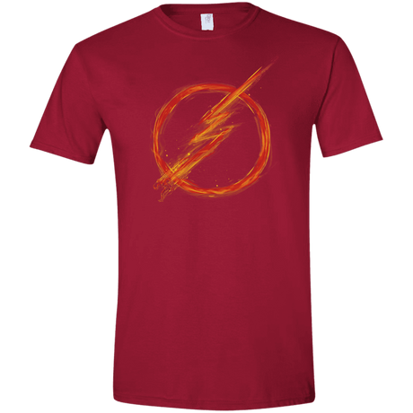 T-Shirts Cardinal Red / S Speed Lightning Men's Semi-Fitted Softstyle