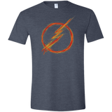T-Shirts Heather Navy / S Speed Lightning Men's Semi-Fitted Softstyle