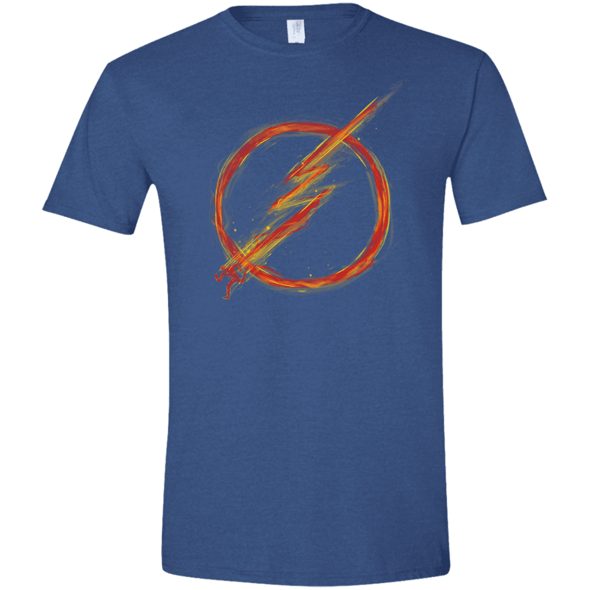 T-Shirts Heather Royal / X-Small Speed Lightning Men's Semi-Fitted Softstyle