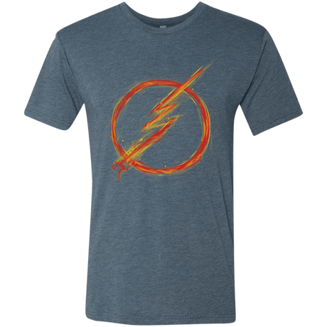 T-Shirts Indigo / S Speed Lightning Men's Triblend T-Shirt