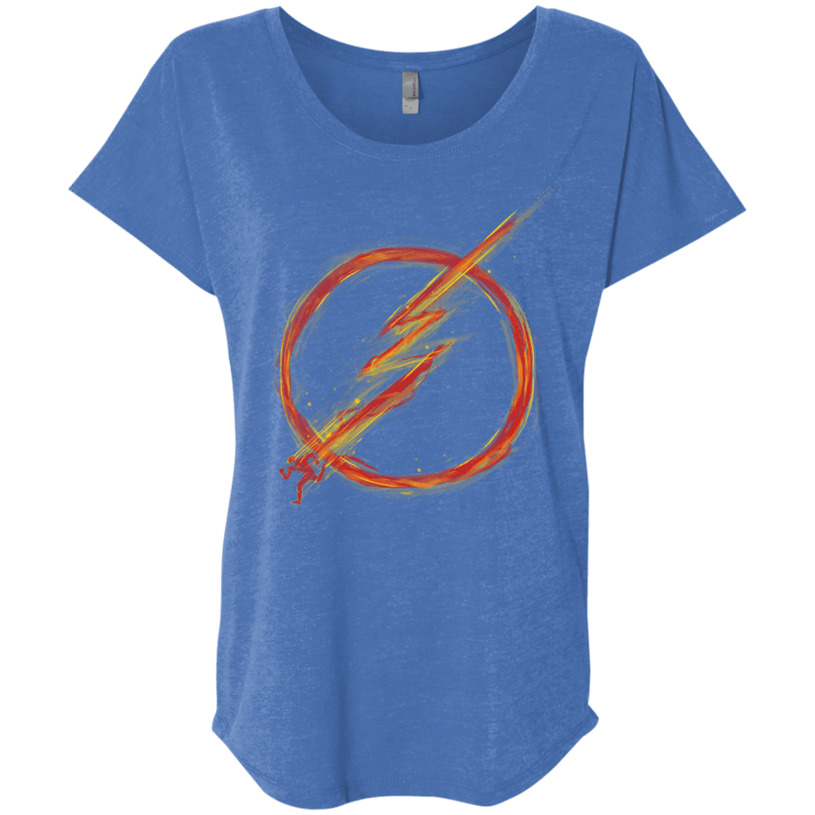 T-Shirts Vintage Royal / X-Small Speed Lightning Triblend Dolman Sleeve