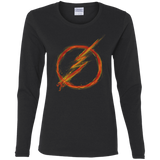 T-Shirts Black / S Speed Lightning Women's Long Sleeve T-Shirt