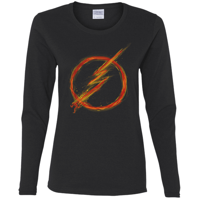 T-Shirts Black / S Speed Lightning Women's Long Sleeve T-Shirt