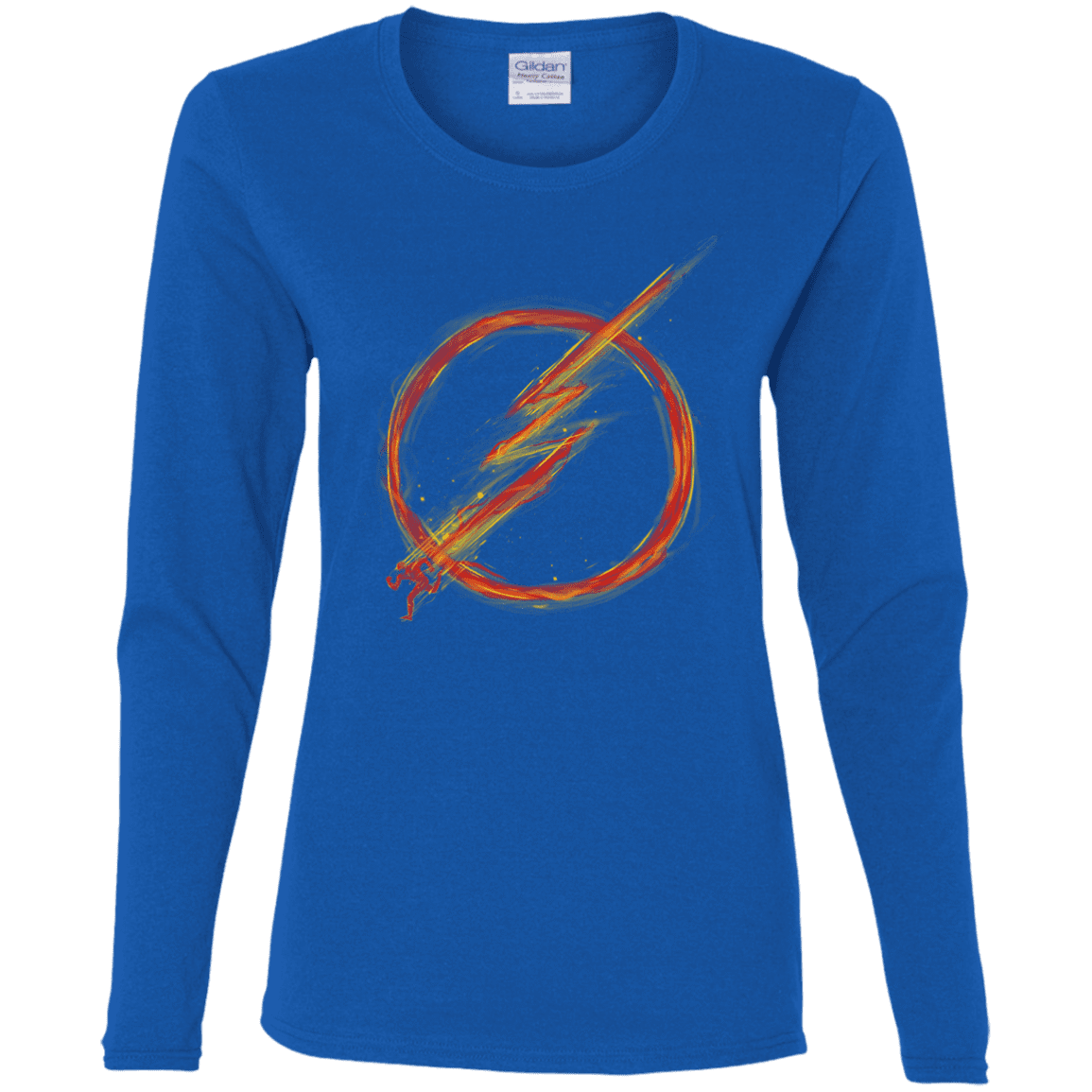 T-Shirts Royal / S Speed Lightning Women's Long Sleeve T-Shirt