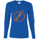 T-Shirts Royal / S Speed Lightning Women's Long Sleeve T-Shirt