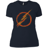 T-Shirts Midnight Navy / X-Small Speed Lightning Women's Premium T-Shirt
