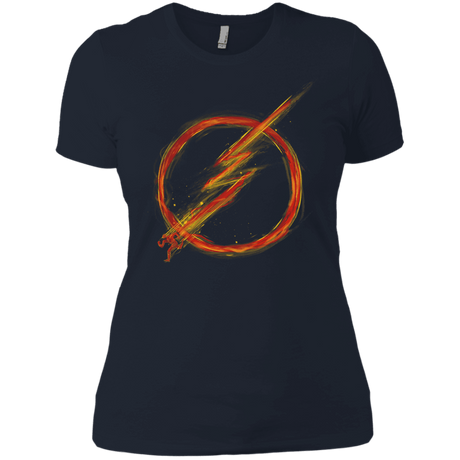 T-Shirts Midnight Navy / X-Small Speed Lightning Women's Premium T-Shirt