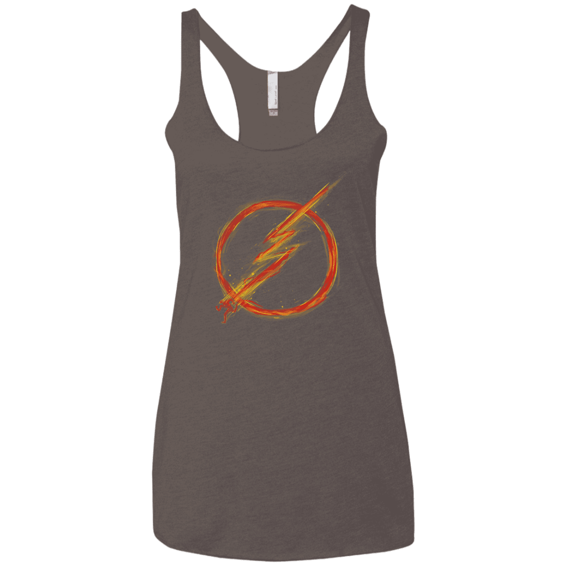 T-Shirts Macchiato / X-Small Speed Lightning Women's Triblend Racerback Tank