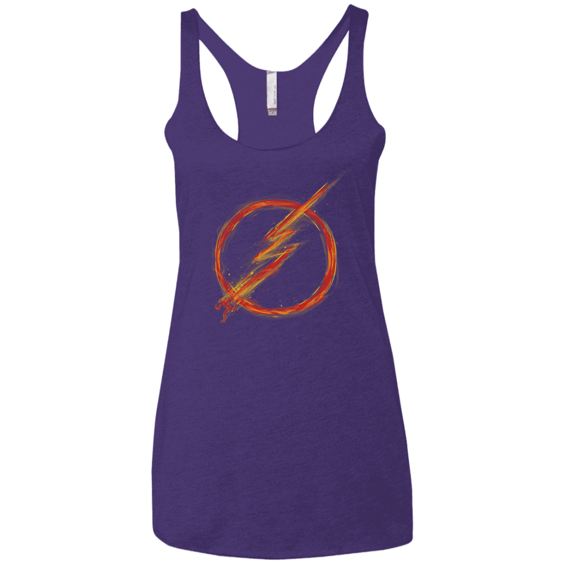T-Shirts Purple Rush / X-Small Speed Lightning Women's Triblend Racerback Tank