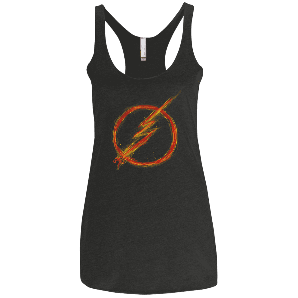 T-Shirts Vintage Black / X-Small Speed Lightning Women's Triblend Racerback Tank