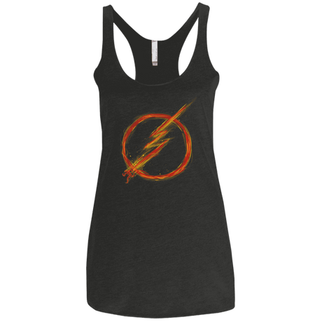 T-Shirts Vintage Black / X-Small Speed Lightning Women's Triblend Racerback Tank