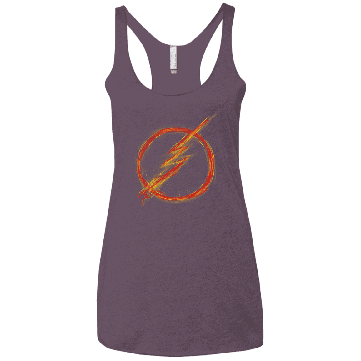 T-Shirts Vintage Purple / X-Small Speed Lightning Women's Triblend Racerback Tank