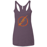 T-Shirts Vintage Purple / X-Small Speed Lightning Women's Triblend Racerback Tank
