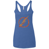 T-Shirts Vintage Royal / X-Small Speed Lightning Women's Triblend Racerback Tank