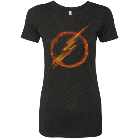 T-Shirts Vintage Black / S Speed Lightning Women's Triblend T-Shirt
