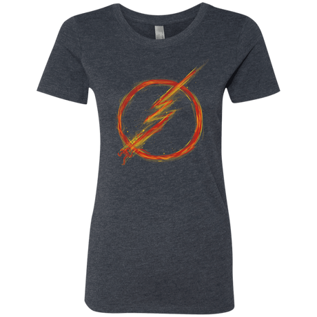 T-Shirts Vintage Navy / S Speed Lightning Women's Triblend T-Shirt